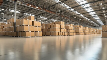Streamlined Logistics: F Boxes in a State-of-the-Art Warehouse