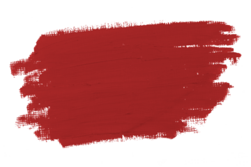 Matte cherry red paint brush stroke