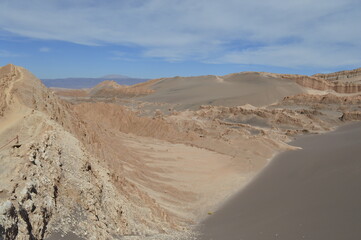 Vale da lua no Deserto do Atacama