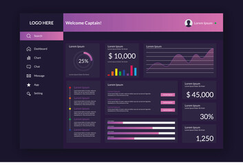 Smart UI Dashboard Template and Elements