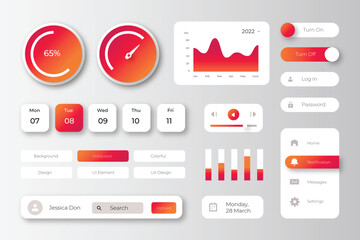 Vector UI Kit Collection Bundle Pack