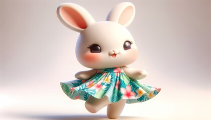Dancing baby bunny, Generative AI