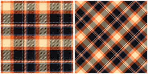 Tartan Plaid Vector Seamless Pattern. Classic Plaid Tartan. Template for Design Ornament. Seamless Fabric Texture.