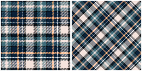 Tartan Plaid Vector Seamless Pattern. Traditional Scottish Checkered Background. for Scarf, Dress, Skirt, Other Modern Spring Autumn Winter Fashion Textile Design.