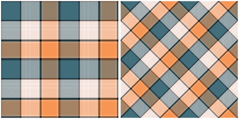 Tartan Plaid Vector Seamless Pattern. Abstract Check Plaid Pattern. Template for Design Ornament. Seamless Fabric Texture.