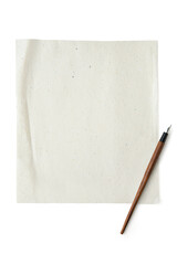 White paper with fountain pen set transparent png