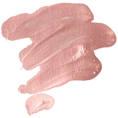 Pink gold paint stroke transparent png
