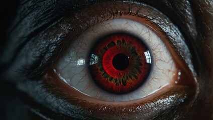 Image of scary monster eyes 12 - obrazy, fototapety, plakaty
