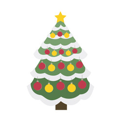 Stylish , fashionable and awesome christmas art and illustrator. christmas tree vector design .christmas tree silhouette vector design .