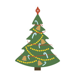 Stylish , fashionable and awesome christmas art and illustrator. christmas tree vector design .christmas tree silhouette vector design .