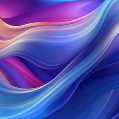 Abstract background with smooth lines in blue and purple colors. Vector illustration.