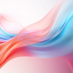 abstract background with smooth lines in pink, blue and green colors