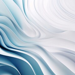 Obraz na płótnie Canvas abstract background with smooth lines in light blue and white colors.