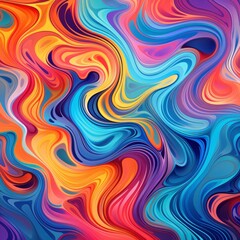 Abstract coloring background of the gradient with visual wave and lighting effects.