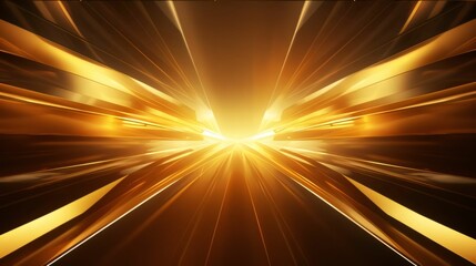 abstract golden background with some smooth lines in it (3d render)