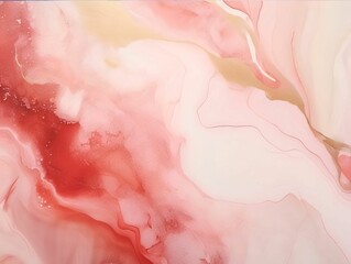 Alcohol ink abstract background. Fluid art texture. Pink and white colors.