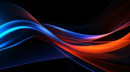 abstract colorful background with some smooth lines in it (see more in my portfolio) - obrazy, fototapety, plakaty