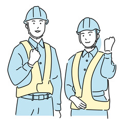 建設小町のイラスト