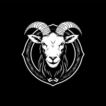 recommend clip art: Goat - High Quality Vector Logo - Vector illustration ideal for T-shirt graphic