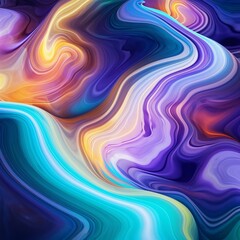 Abstract coloring background of the water gradient with visual wave and lighting effects