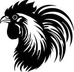 Fototapeta premium Rooster | Minimalist and Simple Silhouette - Vector illustration