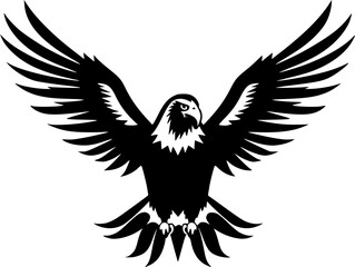 Obraz premium Eagle - Minimalist and Flat Logo - Vector illustration