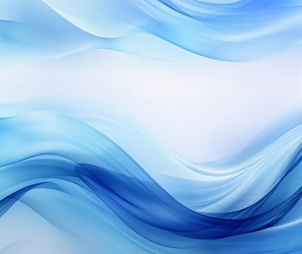 abstract blue background with smooth lines in it. Vector illustration.
