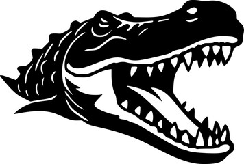 Alligator - High Quality Vector Logo - Vector illustration ideal for T-shirt graphic