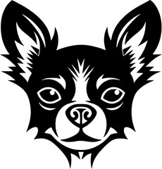 Fototapeta premium Chihuahua - Minimalist and Flat Logo - Vector illustration