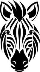 Zebra - High Quality Vector Logo - Vector illustration ideal for T-shirt graphic - obrazy, fototapety, plakaty