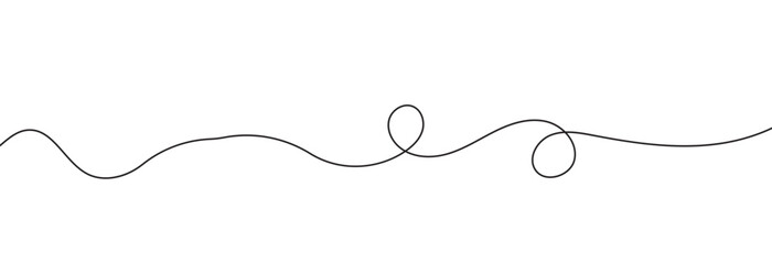 Swoosh, swash underline stroke set. Abstract wavy thin line. Squiggle elements. Squiggle line design element. Vector illustration. EPS 10