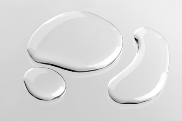Water png, abstract liquid shape sticker