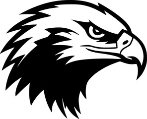 Obraz premium Eagle | Minimalist and Simple Silhouette - Vector illustration