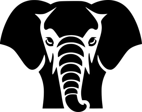 recommend clip art: Elephant | Minimalist and Simple Silhouette - Vector illustration