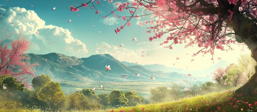 Background depicting spring