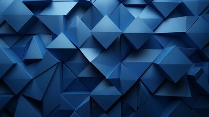 Blue abstract geometric gradient banner with stone pattern for website and print design