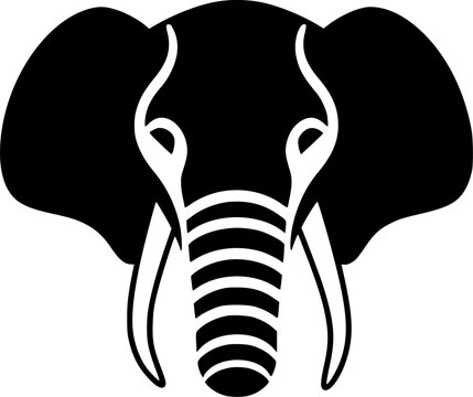 recommend clip art: Elephant | Minimalist and Simple Silhouette - Vector illustration