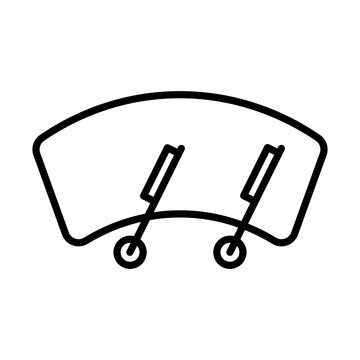 recommend clip art: Windscreen line icon
