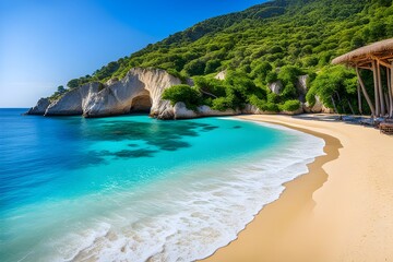 beautiful mediterranean tropical beach