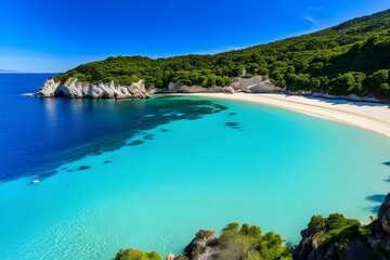 Fototapeta premium beautiful mediterranean tropical beach