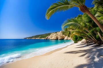 beautiful mediterranean tropical beach