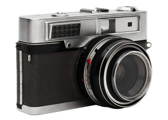 Retro analog camera design element