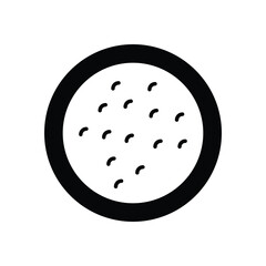 Petri dish vector icon