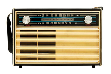 Portable retro radio design element