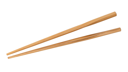 Wooden chopsticks design element