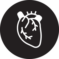 heart glyph icon