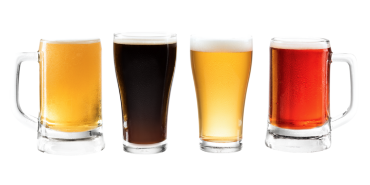 Draught beer png product mockup