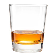 Naklejka premium Whiskey mockup in a glass png