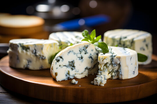 Stilton Cheese on a farmers market stand