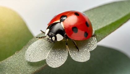 ladybird on a leaf